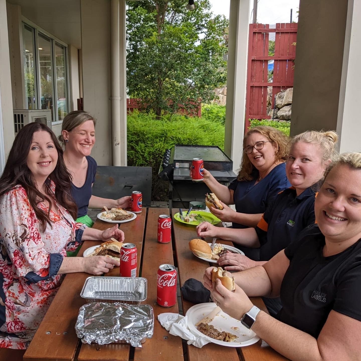 Hally Labels Brisbane Staff BBQ