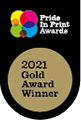 Hally Labels Pride In Print Awards Gold Winner 2021