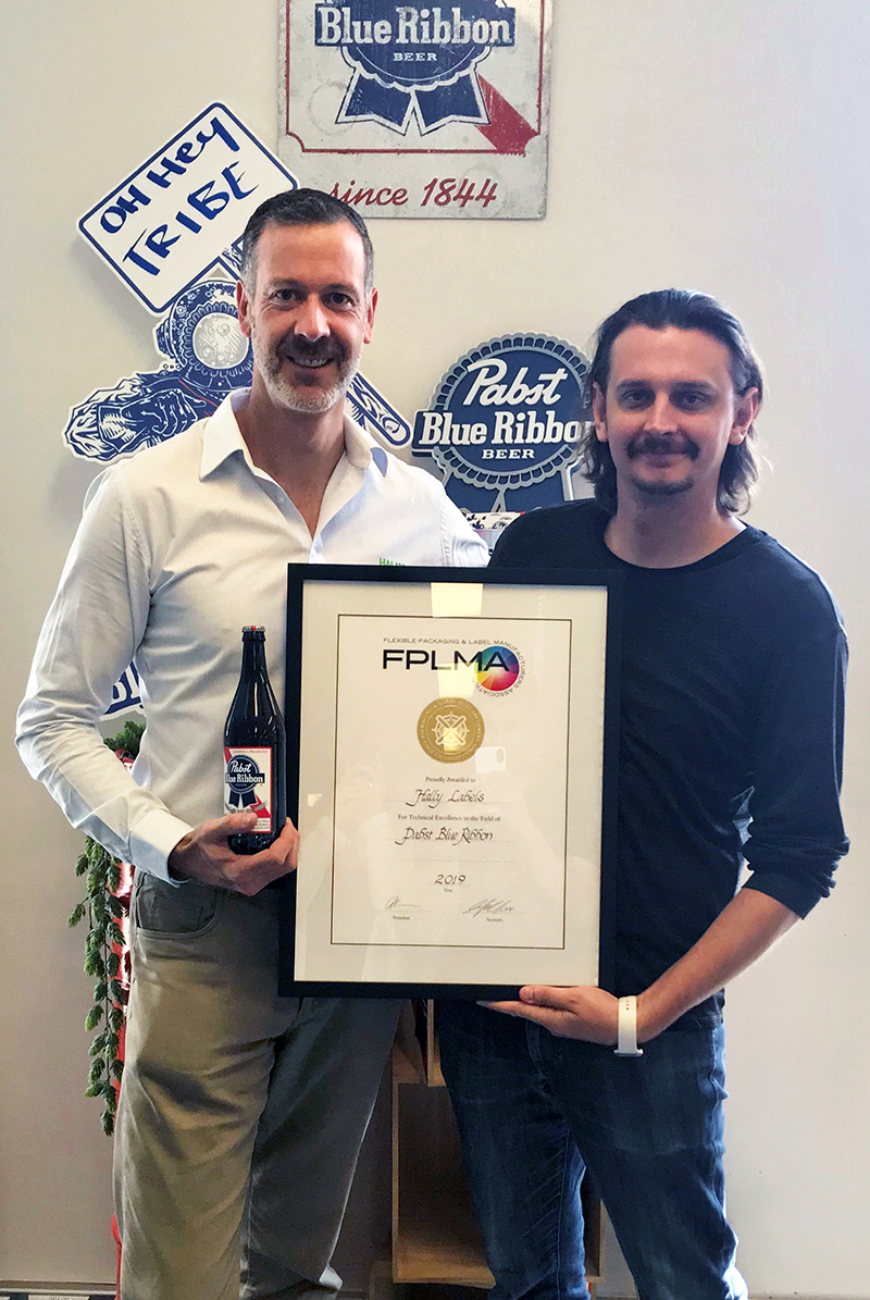 Hally Labels FPLMA Gold Print Award 2019