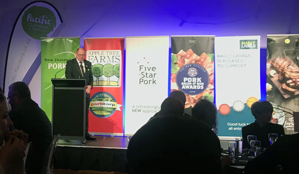 Hally Labels Sponsorship New Zealand Pork Bacon Ham Awards 2018