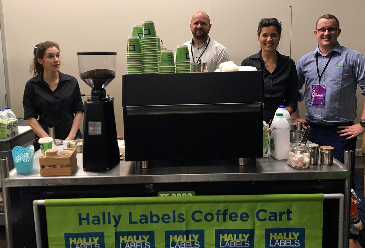 Hally Labels Sponsorship Brew NZ 2019