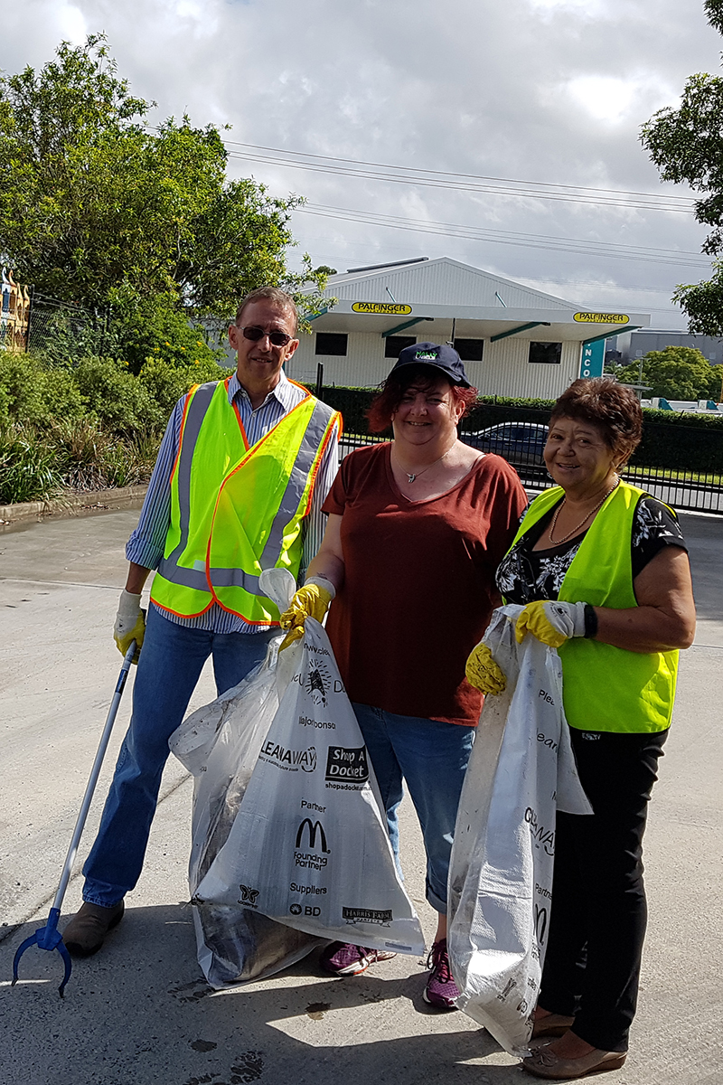 Hally Labels Clean Up Australia Day 2018