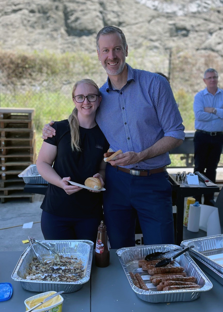 Hally Labels Staff BBQ Sydney