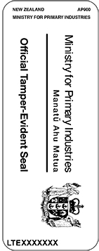 Hally Labels MPI Tamper Evident Seal