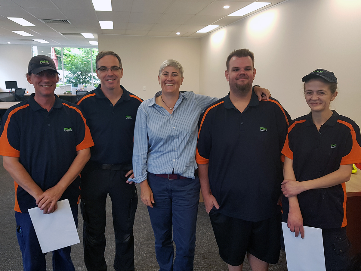 Hally Labels Staff Service Recognition Brisbane 2018